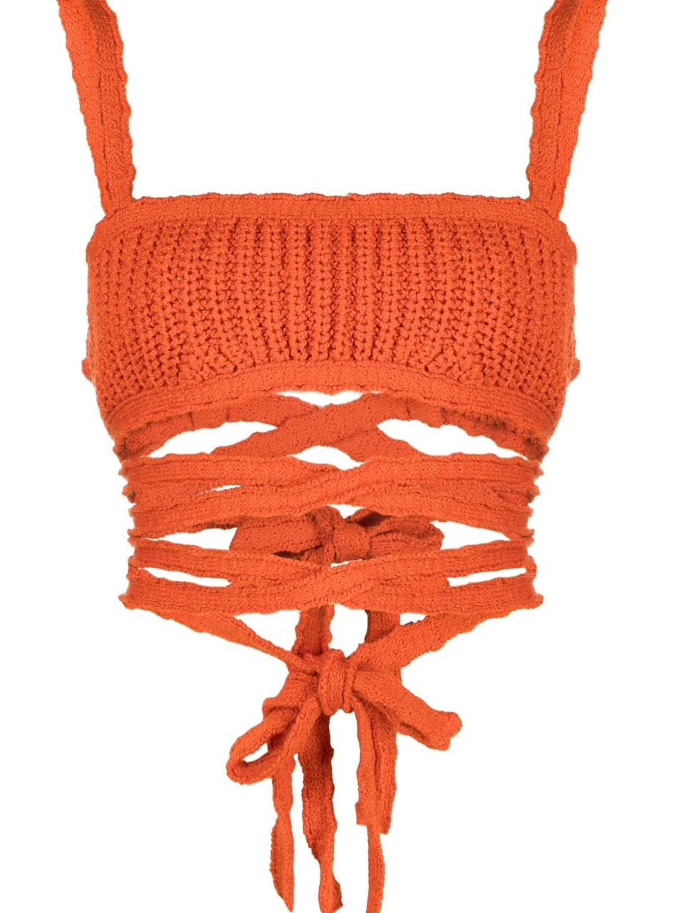 sleeveless Alanui top Women crochet-knit 0820